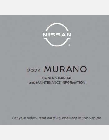 nissan murano 2024 owners manual